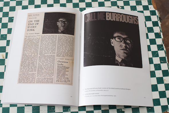 A Man Called Burroughs: Photographs by Harriet Crowder, intro by Oliver Harris, notes by Jim Pennington